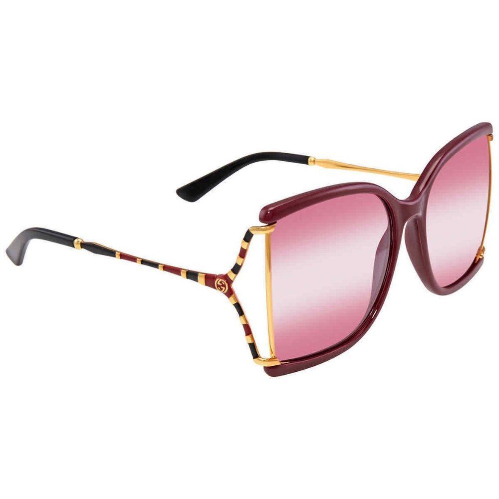 NEW Gucci Pink Square Women's Sunglasses